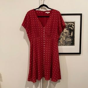 Madewell polka dot dress